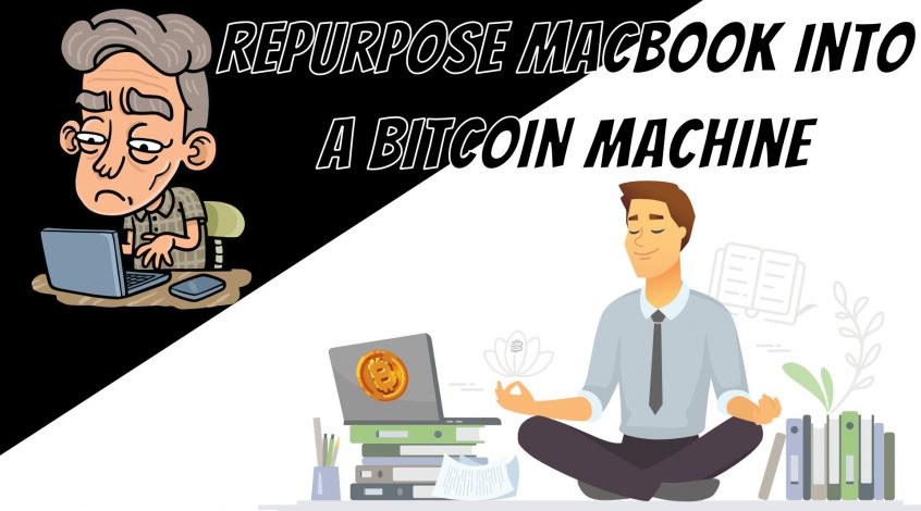 Macbook Bitcoin Machine